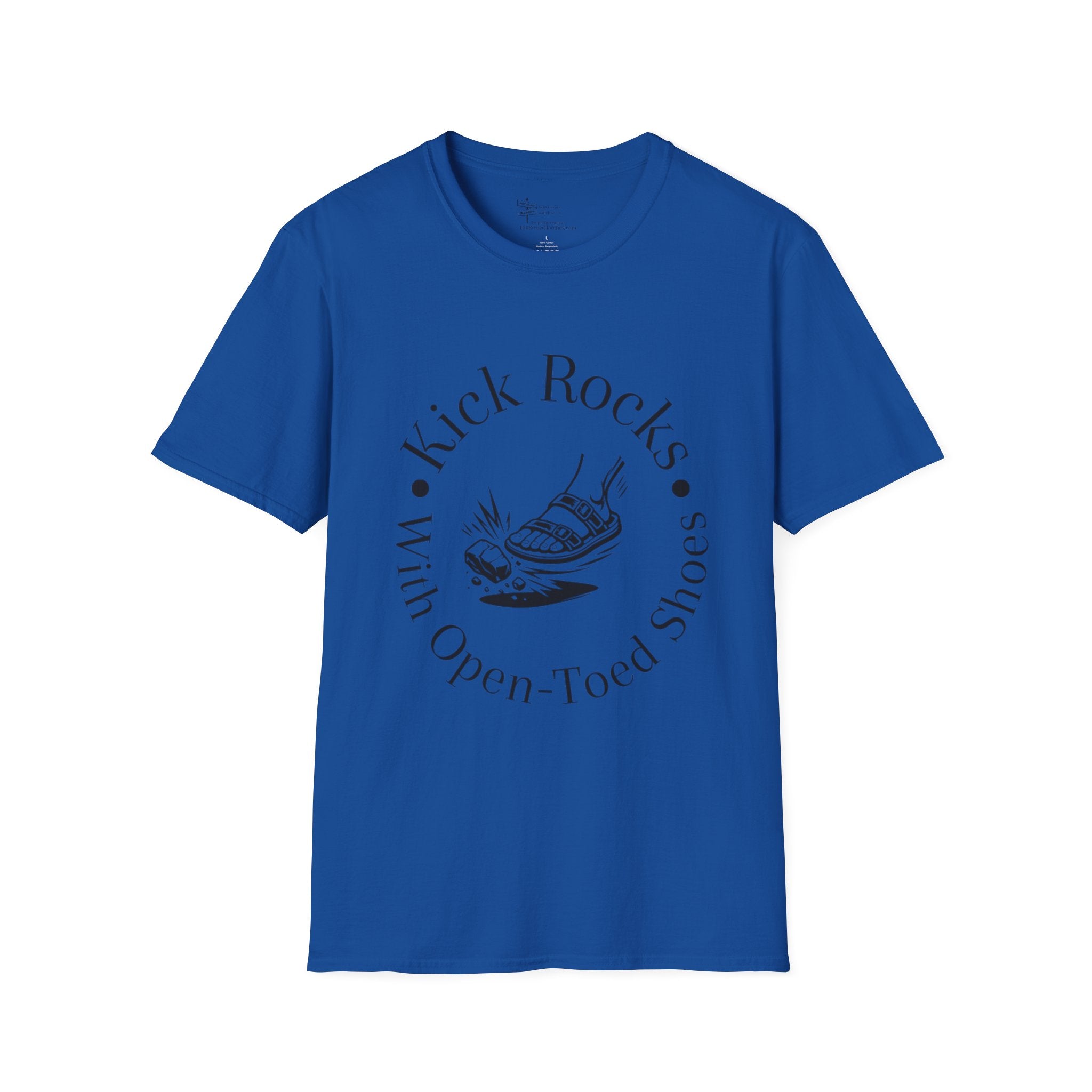T-Shirt — "Kick Rocks With Open-Toed Shoes" Graphic Tee