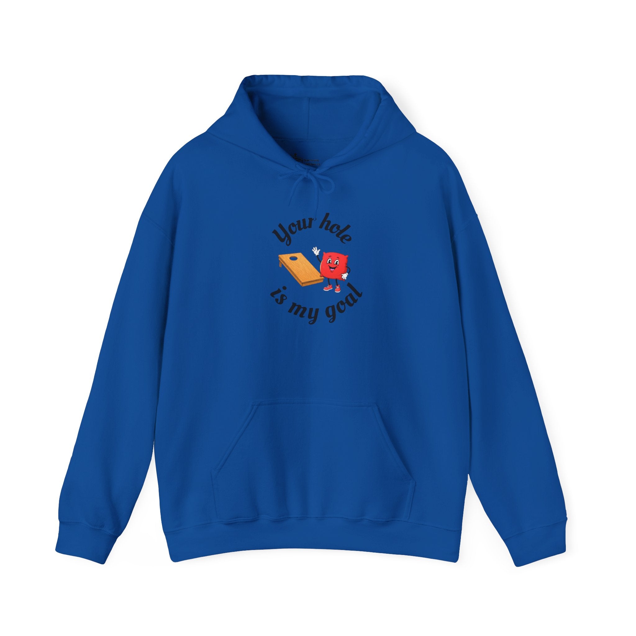 Hoodie — "Your Hole Is My Goal" Golf Cartoon Hooded Sweatshirt