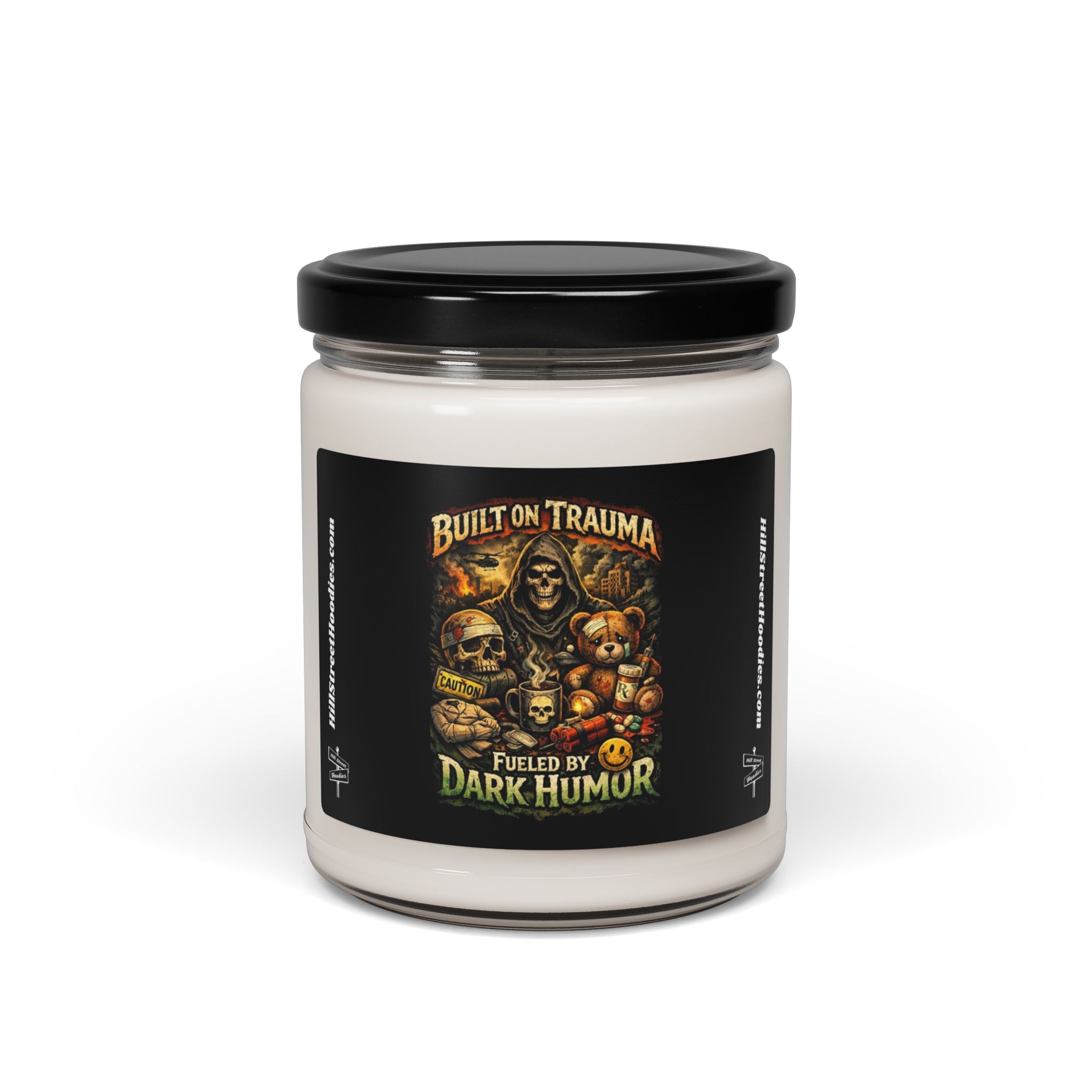 Smell your trauma, gag gift, Scented Soy Candle, 9oz